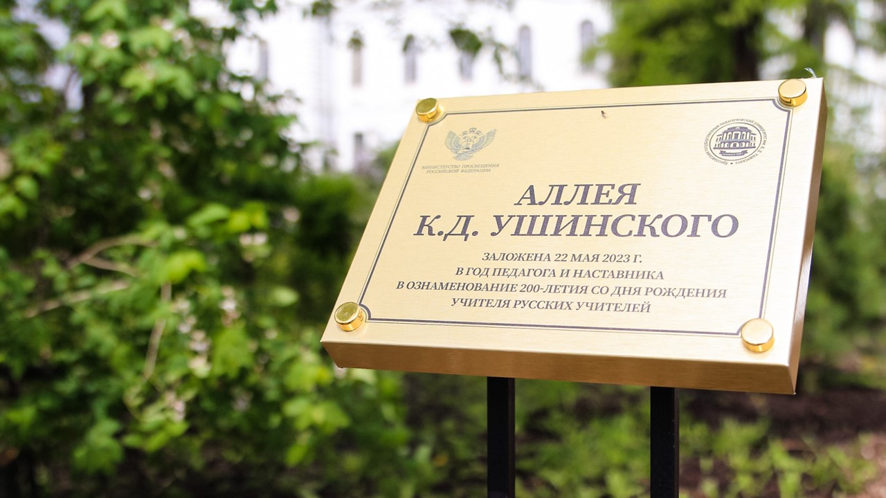 В Ярославле в память о К.Д. Ушинском высадили сибирские кедры