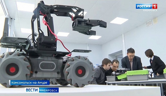 Студенты из группы ИС-12 рассказали программе «Вести-Хабаровск» про технологии нового Технопарка