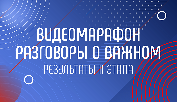 Объявлены результаты II этапа Всероссийского видеомарафона внеурочных занятий «Разговоры о важном»